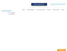 Tablet Screenshot of clearclinic.com